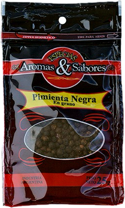PIMIENTA NEGRA GRANO "AROMAS Y SABORES"