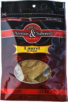 LAUREL EN HOJAS "AROMAS Y SABORES"
