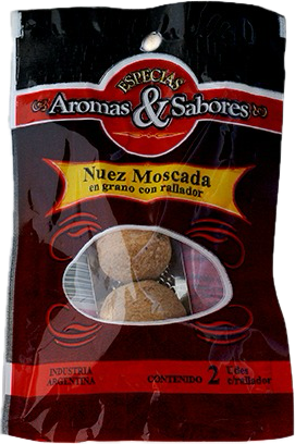 NUEZ MOSCADA "AROMAS Y SABORES"