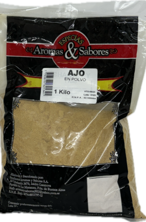 AJO EN POLVO "AROMAS Y SABORES"