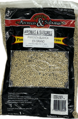 PIMIENTA BLANCA EN GRANO "AROMAS Y SABORES"