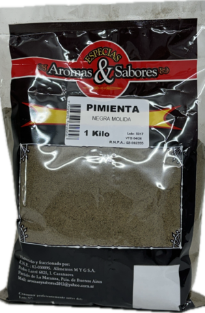 PIMIENTA NEGRA MOLIDA "AROMAS Y SABORES"