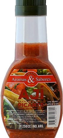 SALSA AJI PICANTE “AROMAS Y SABORES”