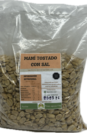 MANÍ TOSTADO CON SAL "PLANETA MANÍ"