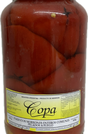 PIMIENTOS MORRONES ENTEROS “COPA”