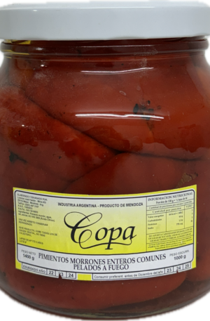PIMIENTOS MORRONES ENTEROS “COPA”