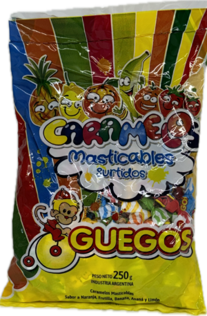 CARAMELOS MASTICABLES “GUEGOS”