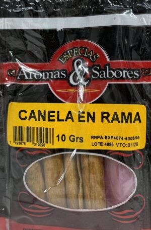 CANELA EN RAMA "AROMAS Y SABORES"